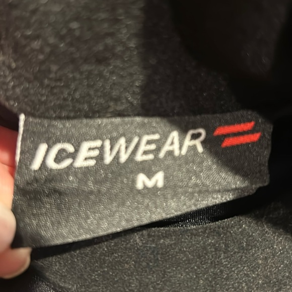 Icewear 100% Wool Zip Up Ski Sweater Olive Green Women size M - Picture 12 of 16